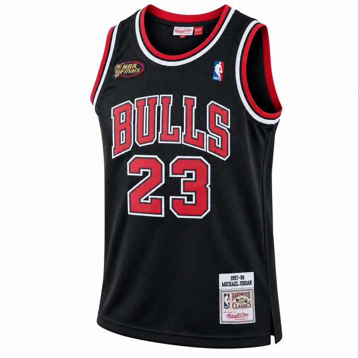 Men's Michael Jordan #23 Chicago Bulls 1997-98 Hardwood Classics Basketball Jersey - All Stitched