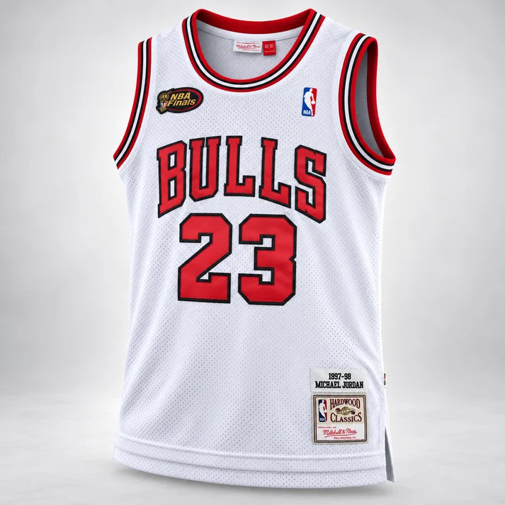 Men's Michael Jordan #23 Chicago Bulls 1997-98 Hardwood Classics Basketball Jersey - All Stitched