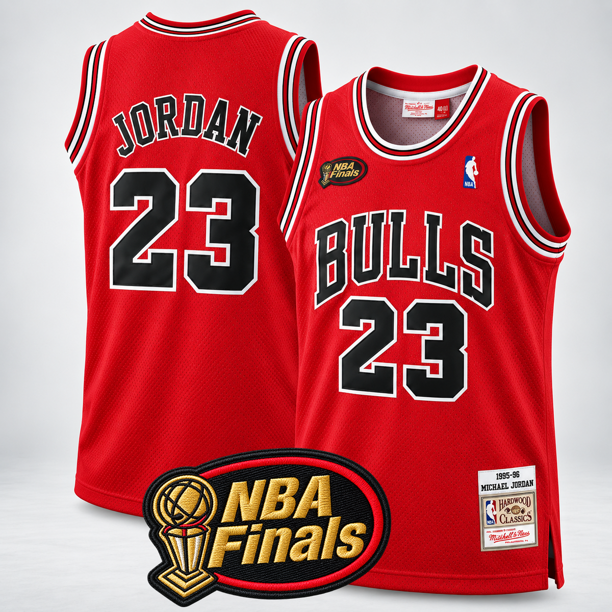 Men's Michael Jordan #23 Chicago Bulls 1997-98 Hardwood Classics Basketball Jersey - All Stitched