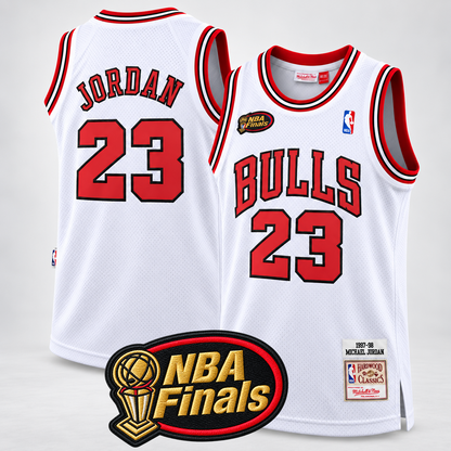 Men's Michael Jordan #23 Chicago Bulls 1997-98 Hardwood Classics Basketball Jersey - All Stitched