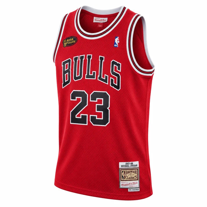 Men's Michael Jordan #23 Chicago Bulls 1997-98 Hardwood Classics Basketball Jersey - All Stitched