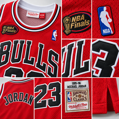 Men's Michael Jordan #23 Chicago Bulls 1997-98 Hardwood Classics Basketball Jersey - All Stitched