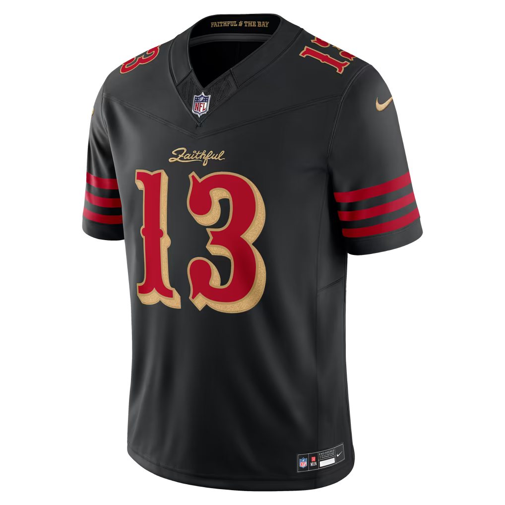 Brock Purdy San Francisco 49ers Rivalries Collection Stitched Limited Jersey - Black