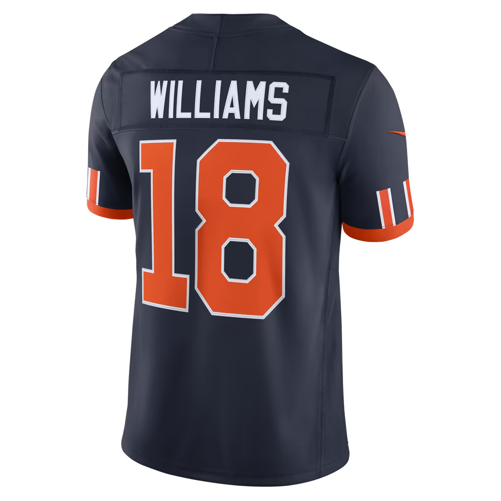 Caleb Williams Chicago Bears 2026 Rivalries Collection Stitched Limited Jersey - Navy