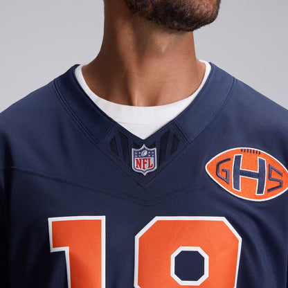 Caleb Williams Chicago Bears 2026 Rivalries Collection Stitched Limited Jersey - Navy