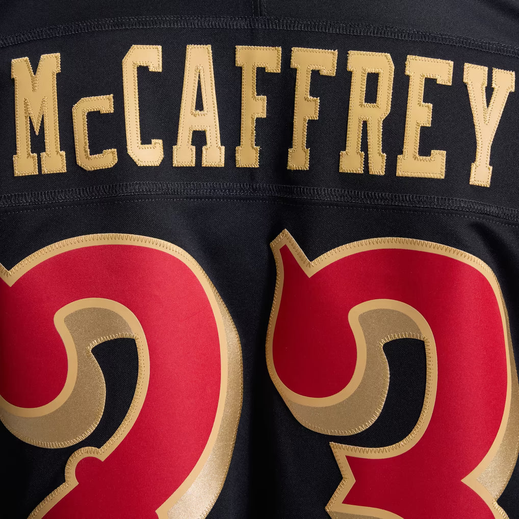 Christian McCaffrey San Francisco 49ers Rivalries Collection Stitched Limited Jersey - Black