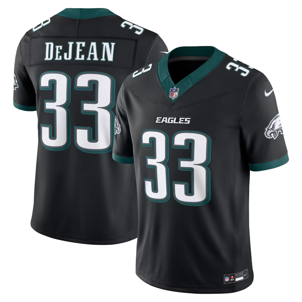 Men's Philadelphia Eagles Cooper DeJean Alternate Vapor F.U.S.E. Stitched Limited Jersey