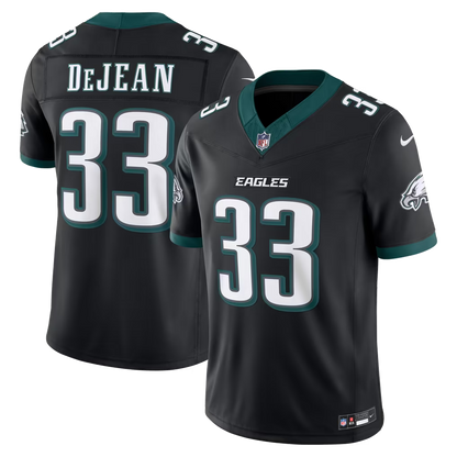 Men's Philadelphia Eagles Cooper DeJean Alternate Vapor F.U.S.E. Stitched Limited Jersey