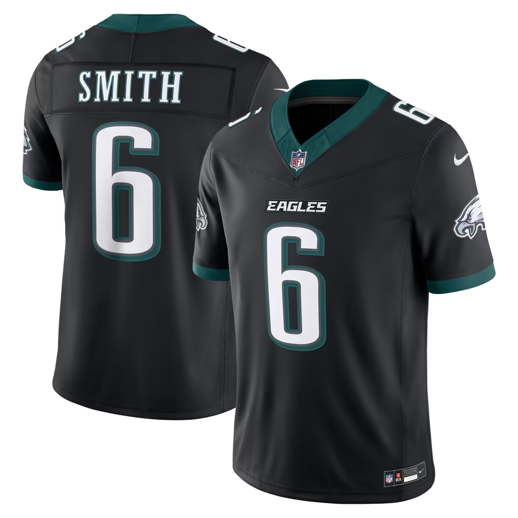 Men's Philadelphia Eagles DeVonta Smith Alternate Vapor F.U.S.E. Stitched Limited Jersey