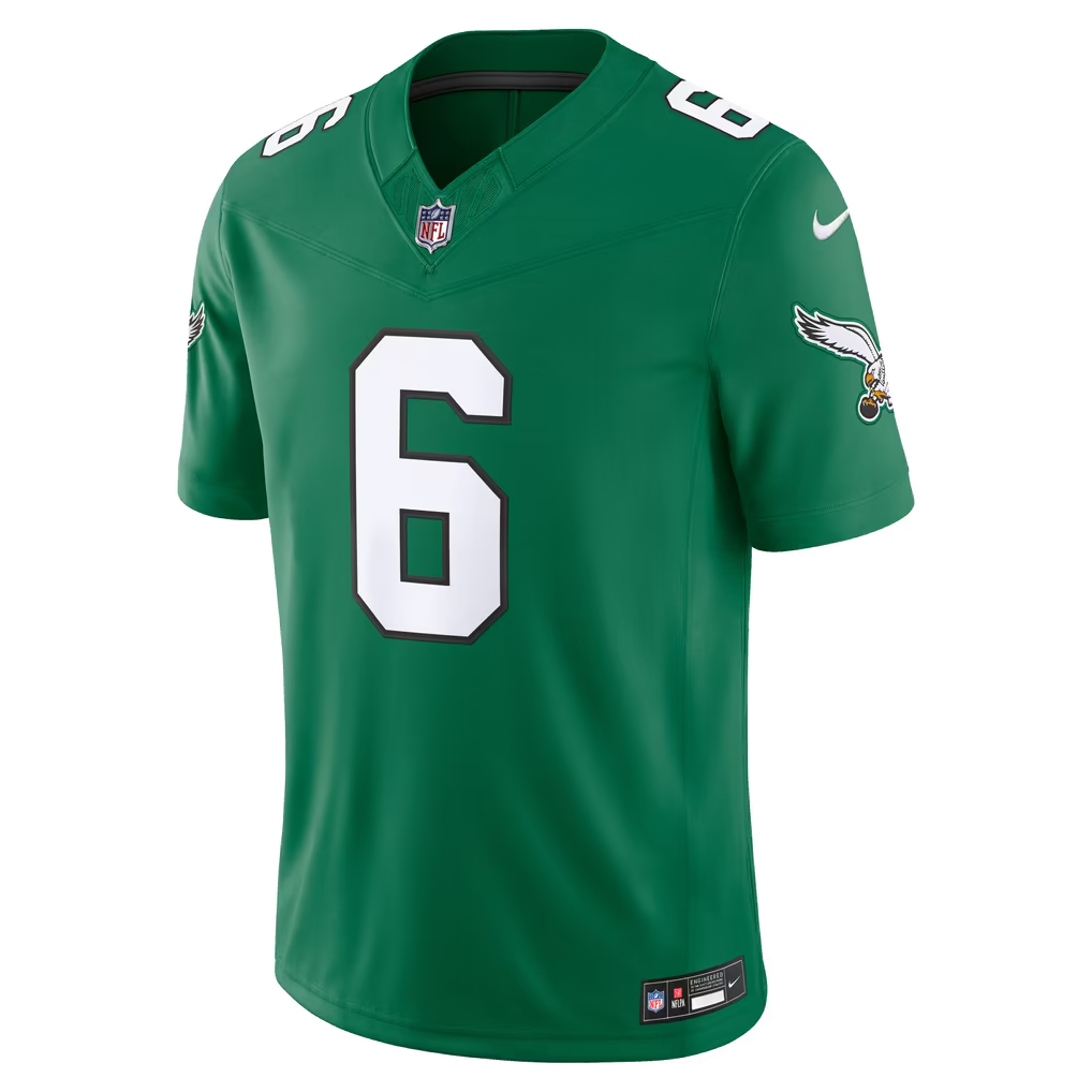 Men's Philadelphia Eagles DeVonta Smith Alternate Vapor F.U.S.E. Stitched Limited Jersey