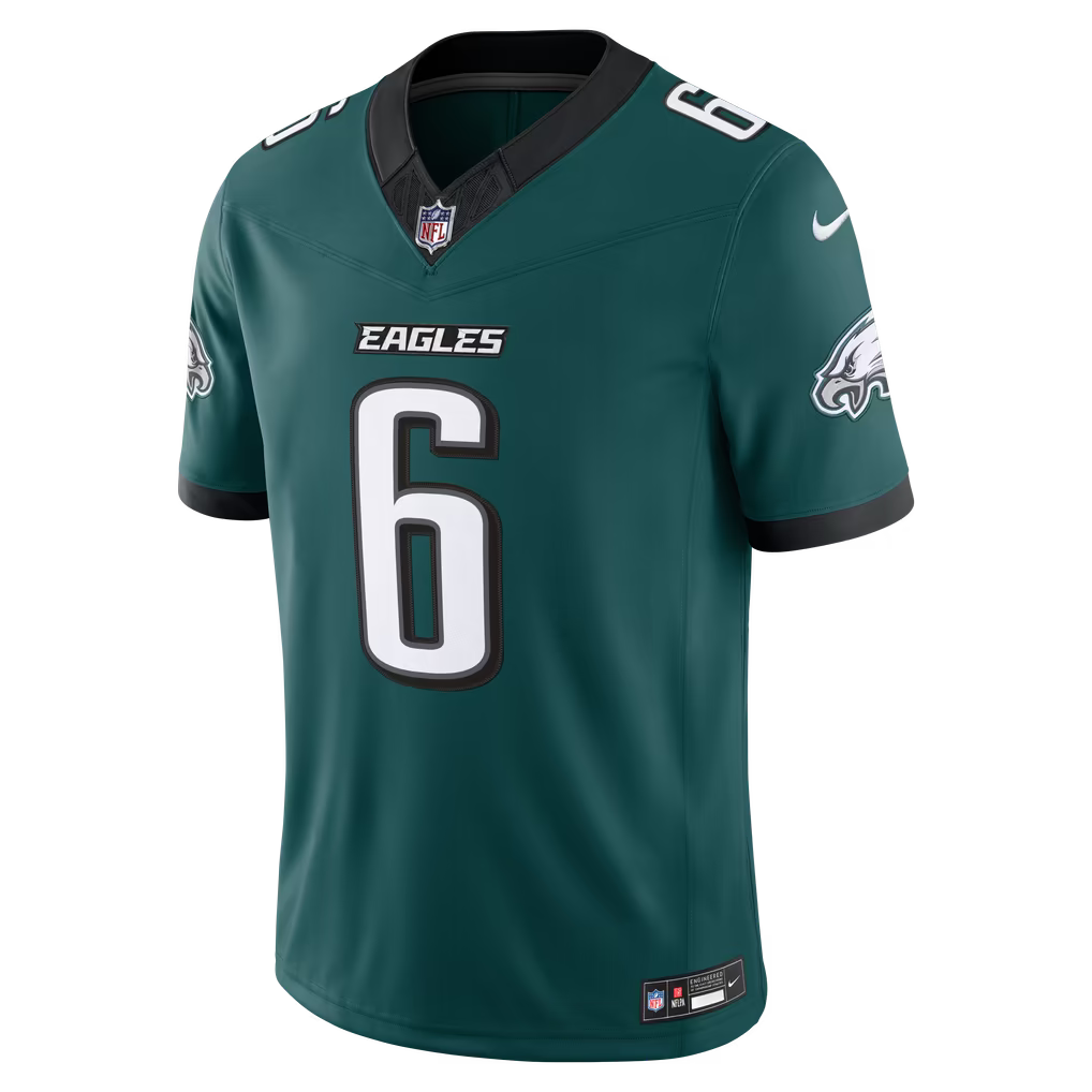 Men's Philadelphia Eagles DeVonta Smith Alternate Vapor F.U.S.E. Stitched Limited Jersey