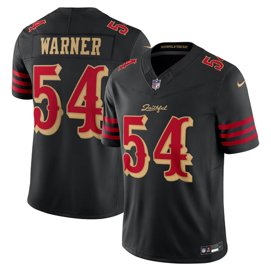 Fred Warner San Francisco 49ers Rivalries Collection Stitched Limited Jersey - Black