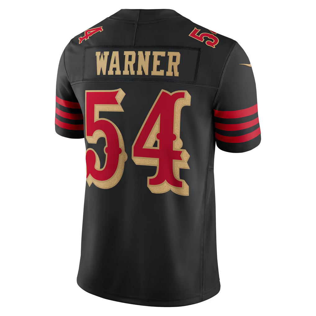 Fred Warner San Francisco 49ers Rivalries Collection Stitched Limited Jersey - Black