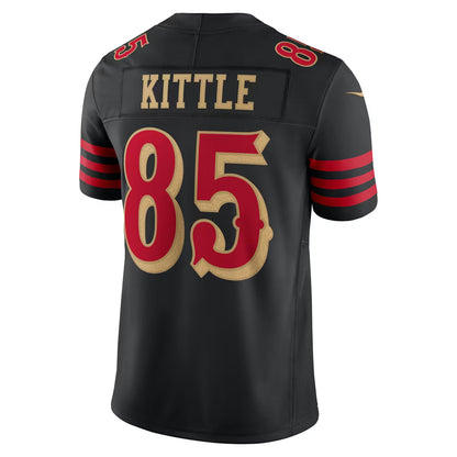 George Kittle San Francisco 49ers Rivalries Collection Stitched Limited Jersey - Black