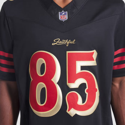 George Kittle San Francisco 49ers Rivalries Collection Stitched Limited Jersey - Black