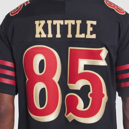 George Kittle San Francisco 49ers Rivalries Collection Stitched Limited Jersey - Black