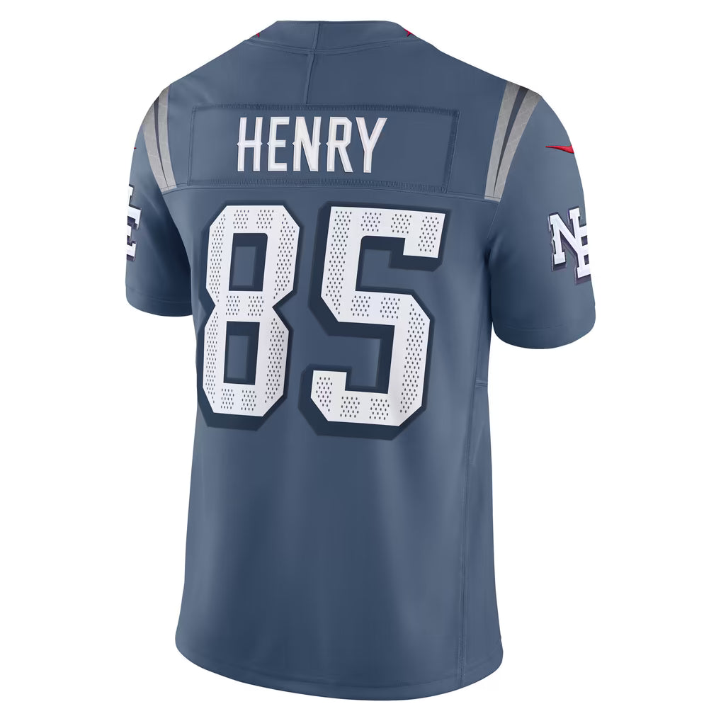 Hunter Henry New England Patriots Nike Rivalries Collection Stitched Limited Jersey - Blue