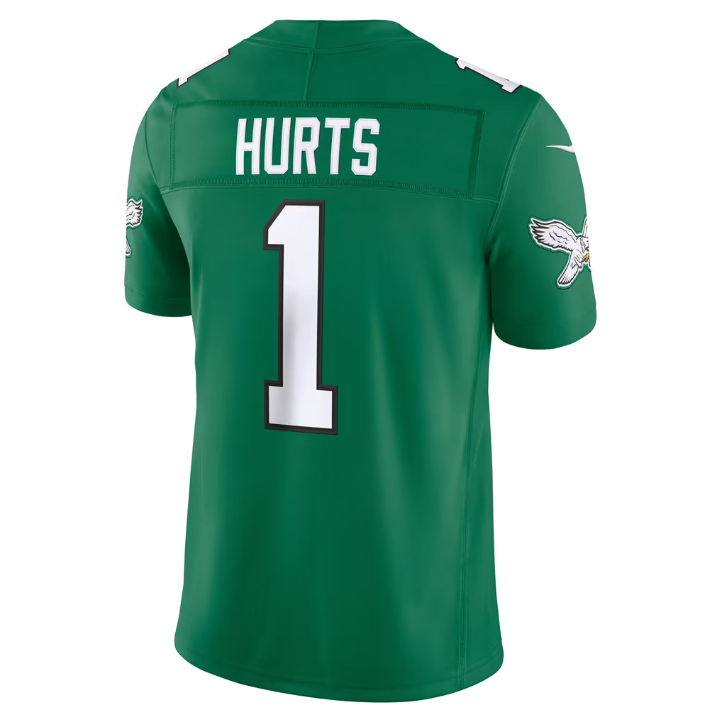Men's Philadelphia Eagles Jalen Hurts Black Alternate Vapor F.U.S.E. Stitched Limited Jersey