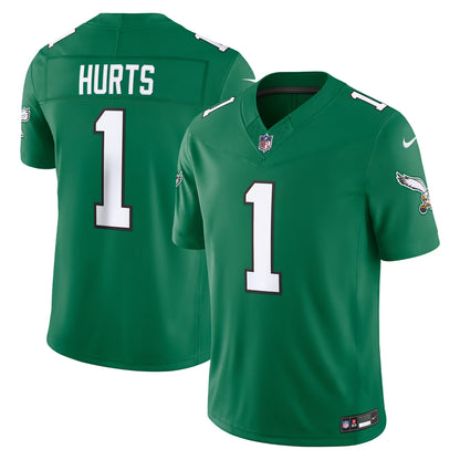 Men's Philadelphia Eagles Jalen Hurts Black Alternate Vapor F.U.S.E. Stitched Limited Jersey
