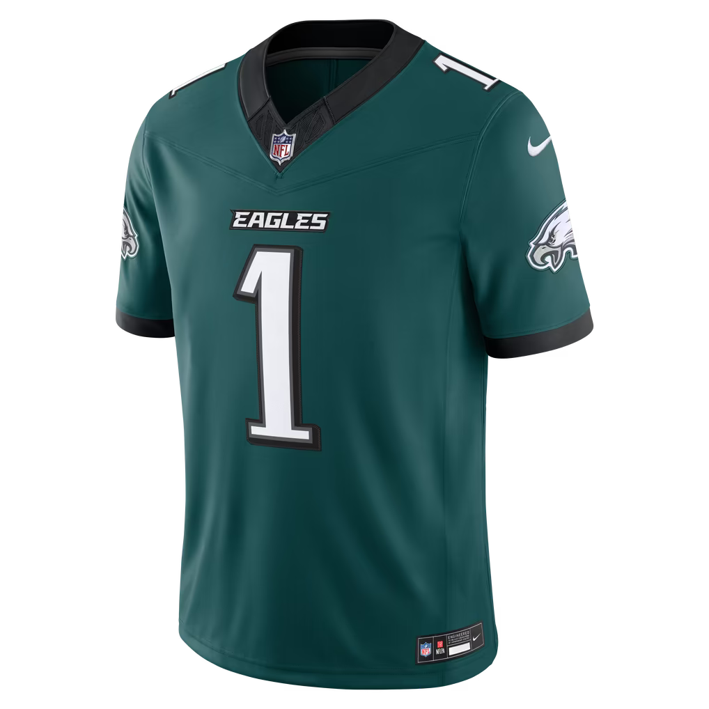 Men's Philadelphia Eagles Jalen Hurts Black Alternate Vapor F.U.S.E. Stitched Limited Jersey
