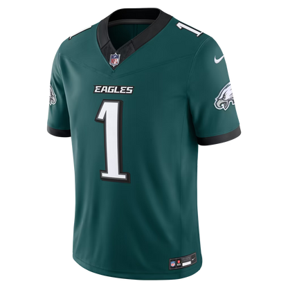 Men's Philadelphia Eagles Jalen Hurts Black Alternate Vapor F.U.S.E. Stitched Limited Jersey