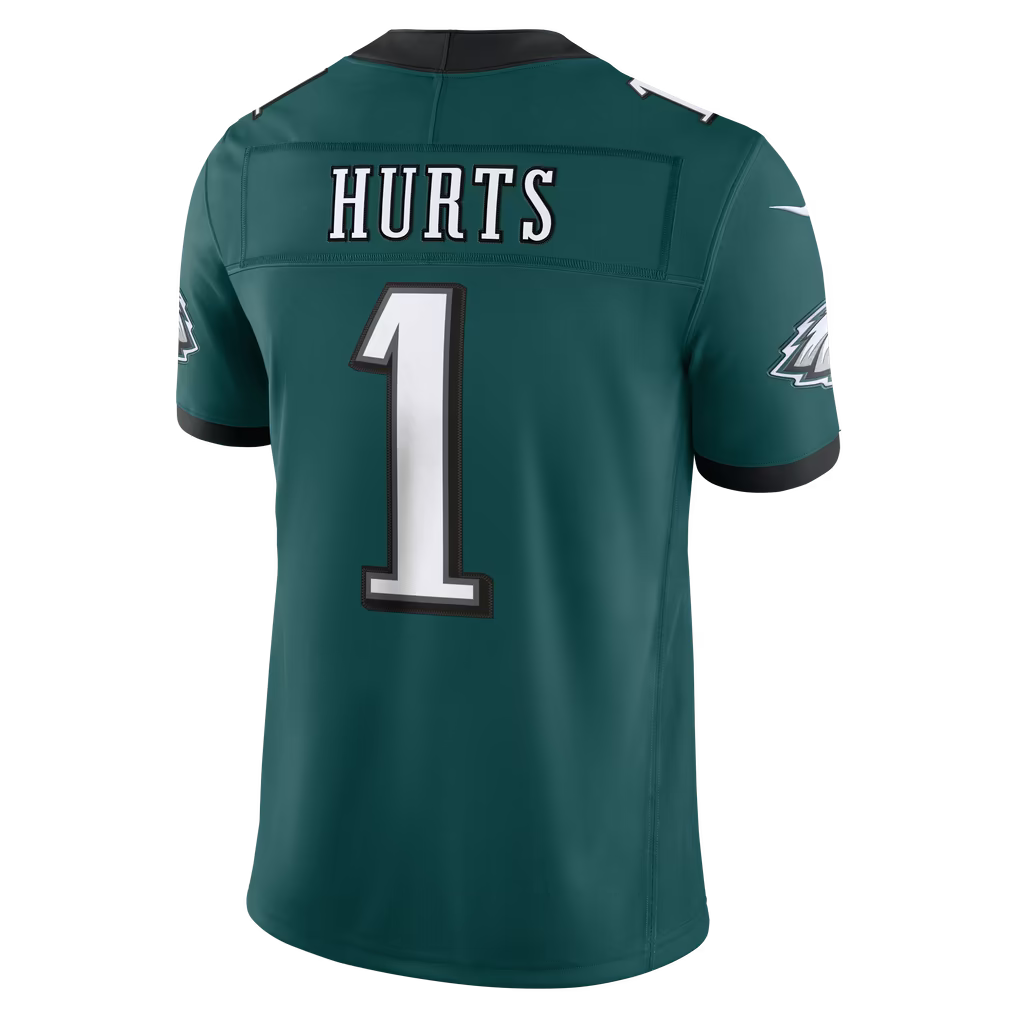 Men's Philadelphia Eagles Jalen Hurts Black Alternate Vapor F.U.S.E. Stitched Limited Jersey