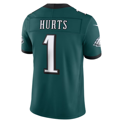Men's Philadelphia Eagles Jalen Hurts Black Alternate Vapor F.U.S.E. Stitched Limited Jersey