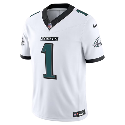 Men's Philadelphia Eagles Jalen Hurts Black Alternate Vapor F.U.S.E. Stitched Limited Jersey