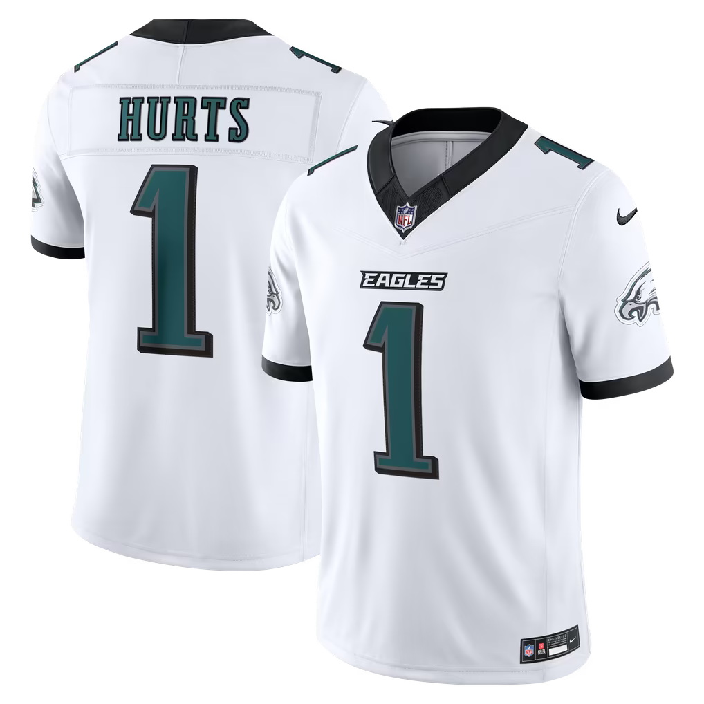 Men's Philadelphia Eagles Jalen Hurts Black Alternate Vapor F.U.S.E. Stitched Limited Jersey