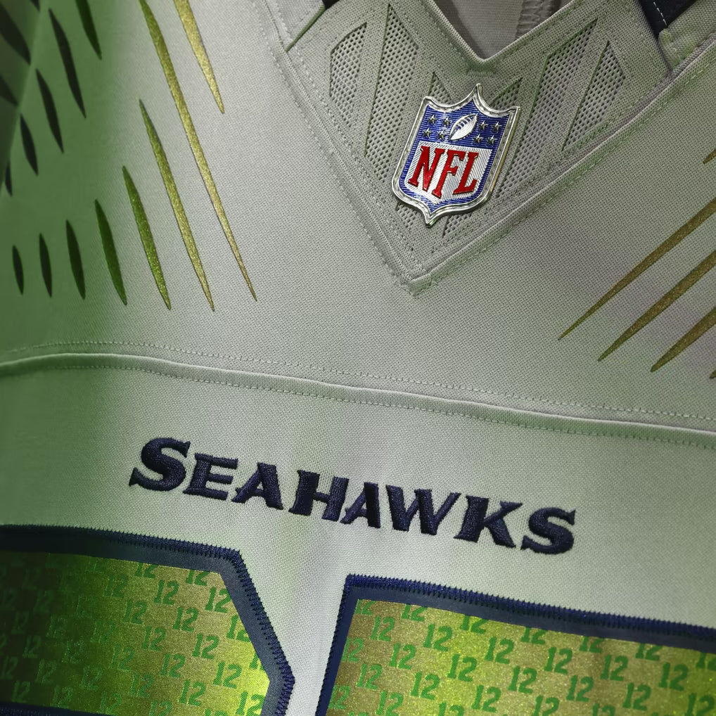 Jaxon Smith-Njigba Seattle Seahawks Rivalries Collection Stitched Limited Jersey - Gray