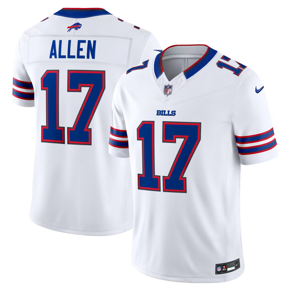 Men's Buffalo Bills Josh Allen Vapor F.U.S.E. Stitched Limited Jersey