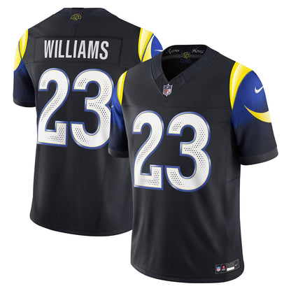 Kyren Williams Los Angeles Rams Rivalries Collection Stitched Limited Jersey - Dark Blue