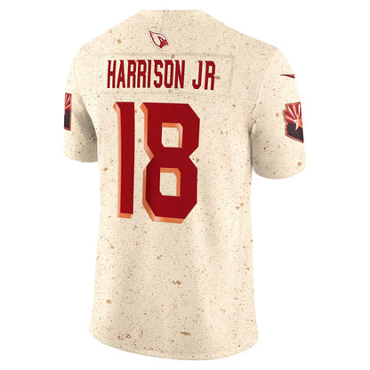 Marvin Harrison Jr. Arizona Cardinals Rivalries Collection Stitched Limited Jersey - Natural