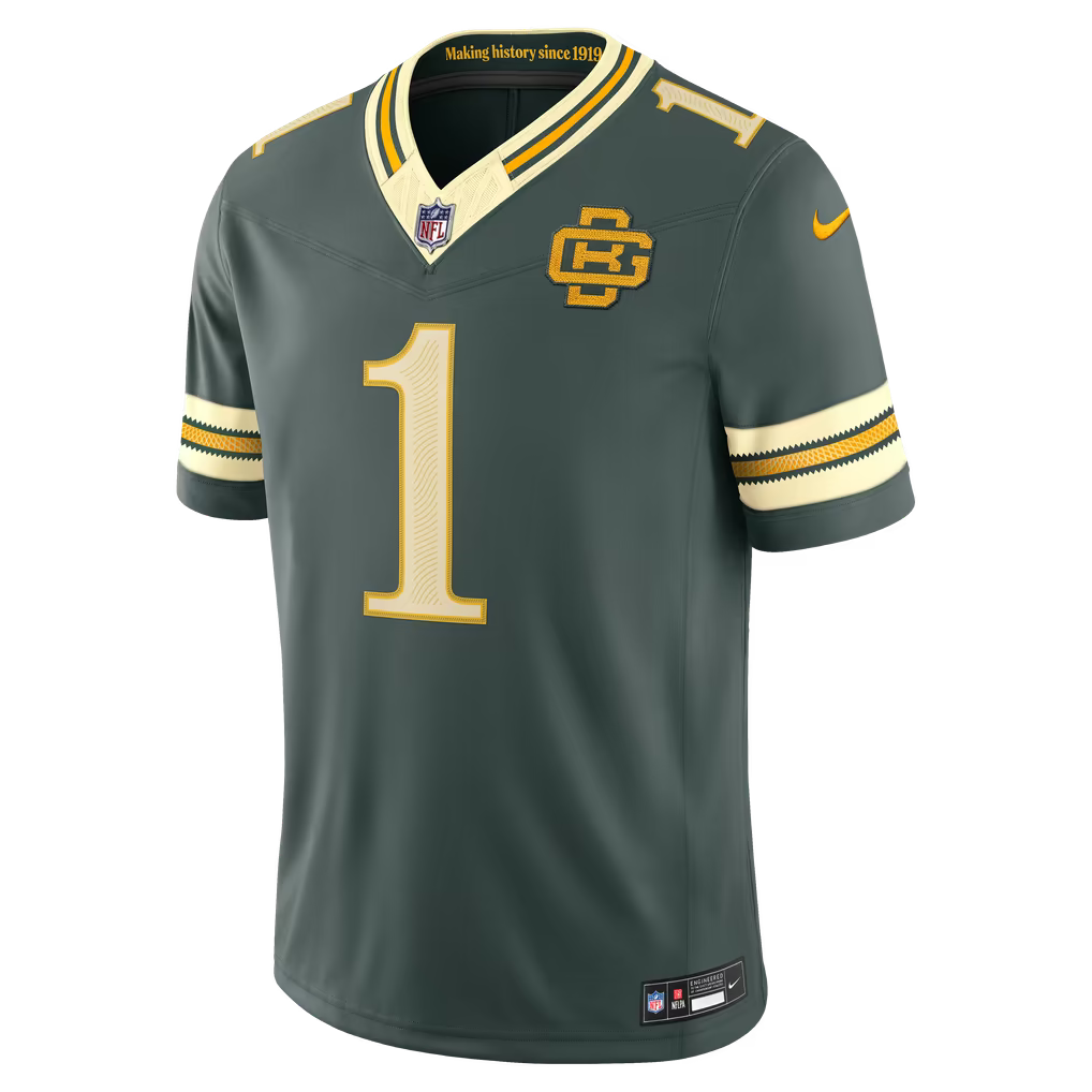 Men's Green Bay Packers Green 2026 "Rivalries" Collection Limited Jersey - All Stitched