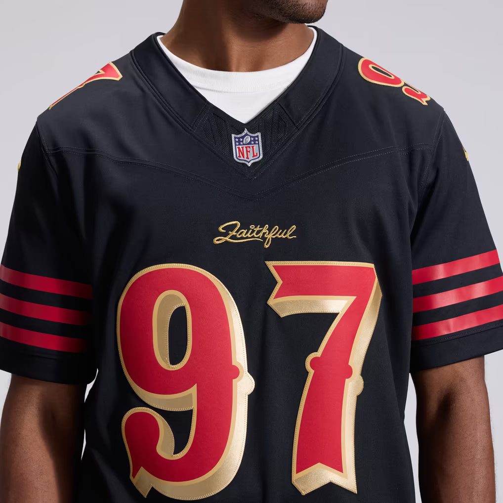 Nick Bosa San Francisco 49ers Rivalries Collection Stitched Limited Jersey - Black