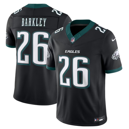 Men's Philadelphia Eagles Saquon Barkley Kelly Green Alternate Vapor F.U.S.E. Stitched Limited Jersey