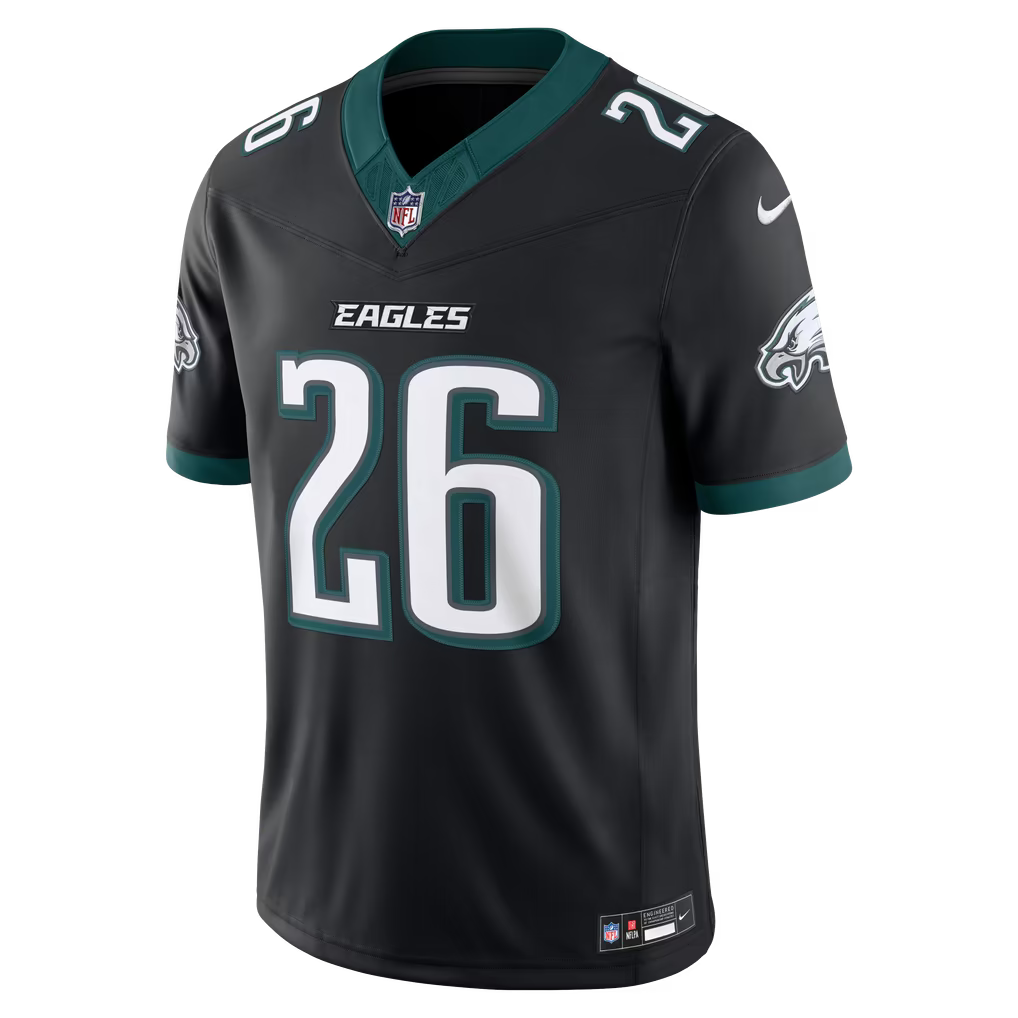 Men's Philadelphia Eagles Saquon Barkley Kelly Green Alternate Vapor F.U.S.E. Stitched Limited Jersey