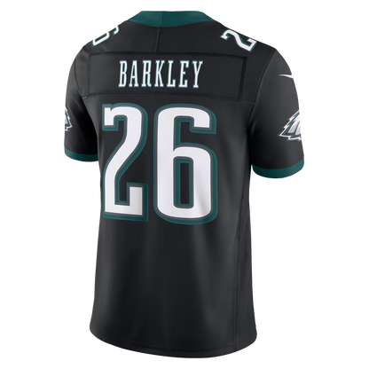 Men's Philadelphia Eagles Saquon Barkley Kelly Green Alternate Vapor F.U.S.E. Stitched Limited Jersey