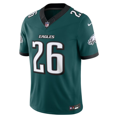 Men's Philadelphia Eagles Saquon Barkley Kelly Green Alternate Vapor F.U.S.E. Stitched Limited Jersey