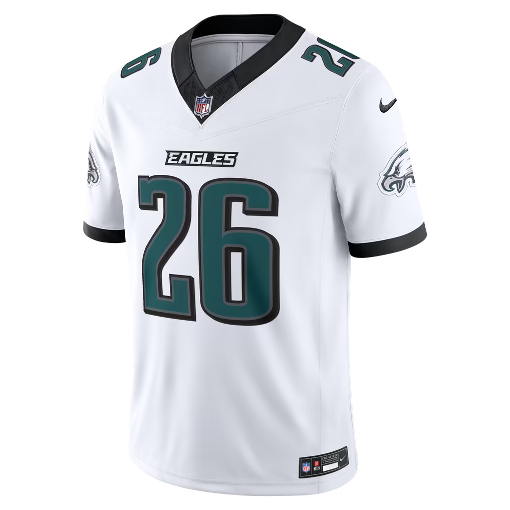 Men's Philadelphia Eagles Saquon Barkley Kelly Green Alternate Vapor F.U.S.E. Stitched Limited Jersey
