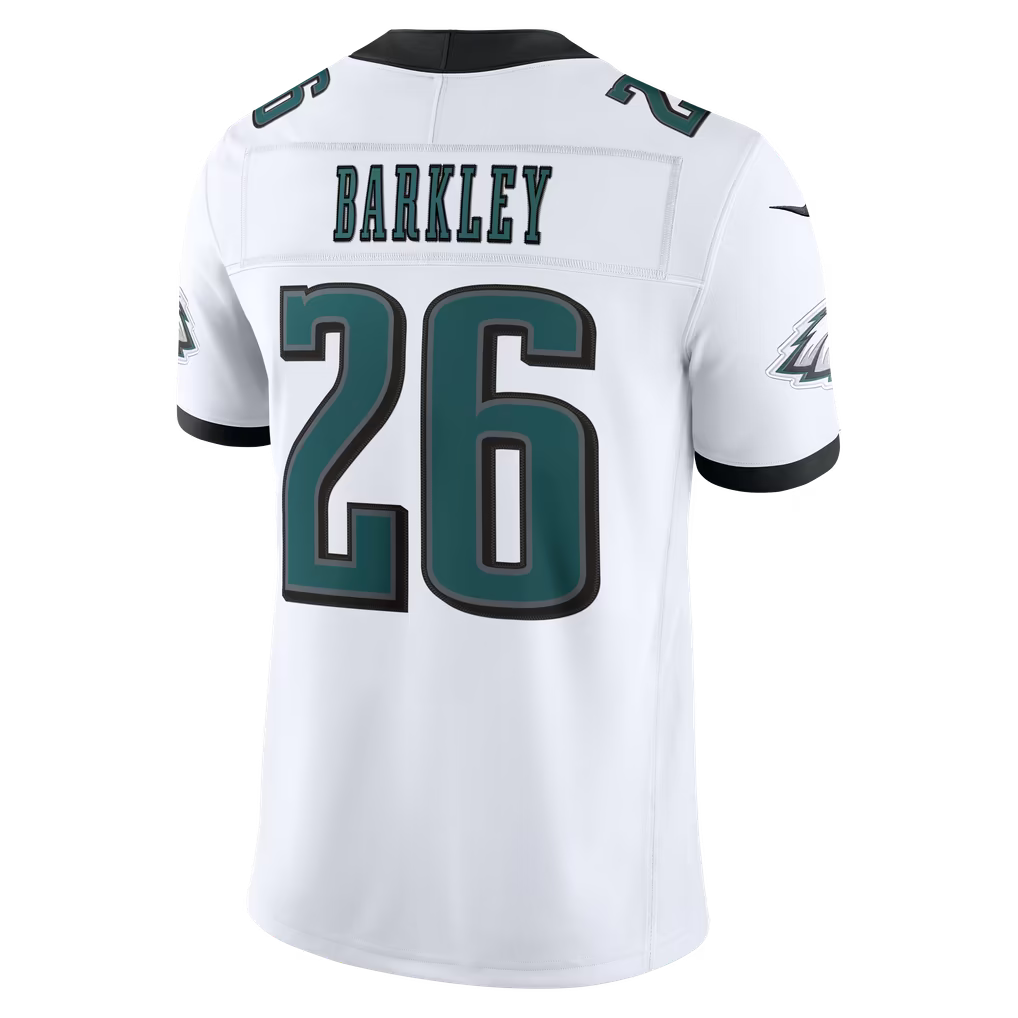 Men's Philadelphia Eagles Saquon Barkley Kelly Green Alternate Vapor F.U.S.E. Stitched Limited Jersey