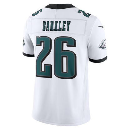 Men's Philadelphia Eagles Saquon Barkley Kelly Green Alternate Vapor F.U.S.E. Stitched Limited Jersey