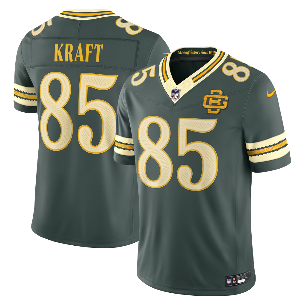 Men's Green Bay Packers Green 2026 "Rivalries" Collection Limited Jersey - All Stitched